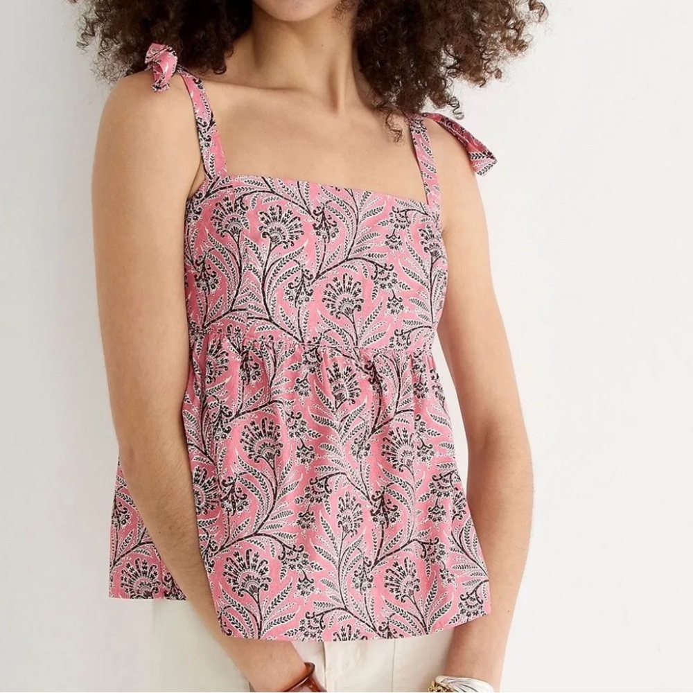 J.CREW woman’s tie shoulder tank size 6